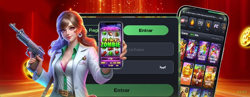 Aplicativo móvel zzzz para iOS e Android